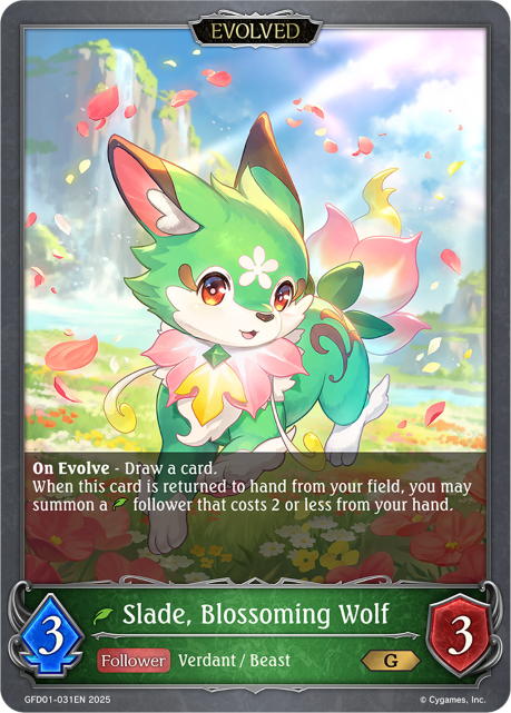 Slade, Blossoming Wolf