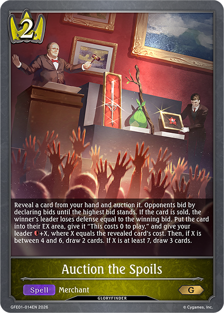 Auction the Spoils