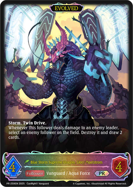 Blue Storm Supreme Dragon, Glory Maelstrom