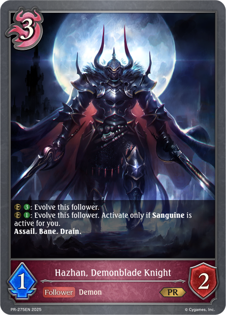 Hazhan, Demonblade Knight