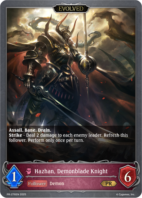 Hazhan, Demonblade Knight
