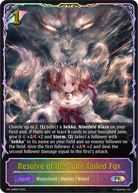 Resolve of the Nine-Tailed Fox