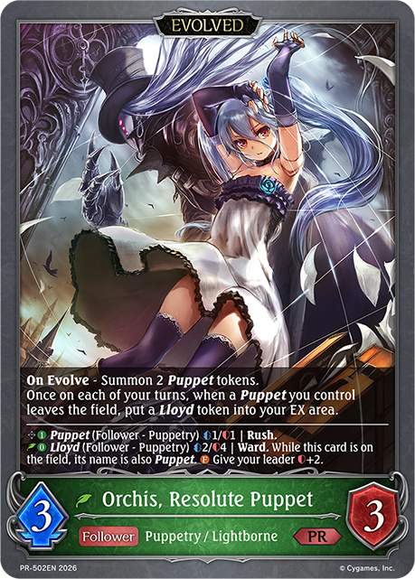 Orchis, Resolute Puppet