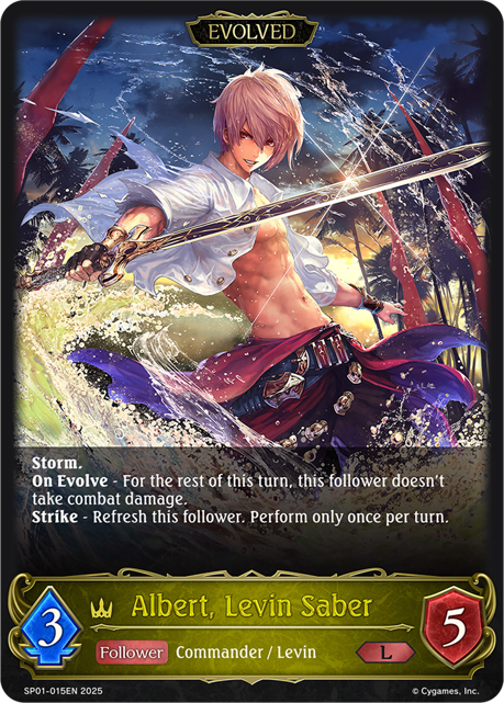 Albert, Levin Saber