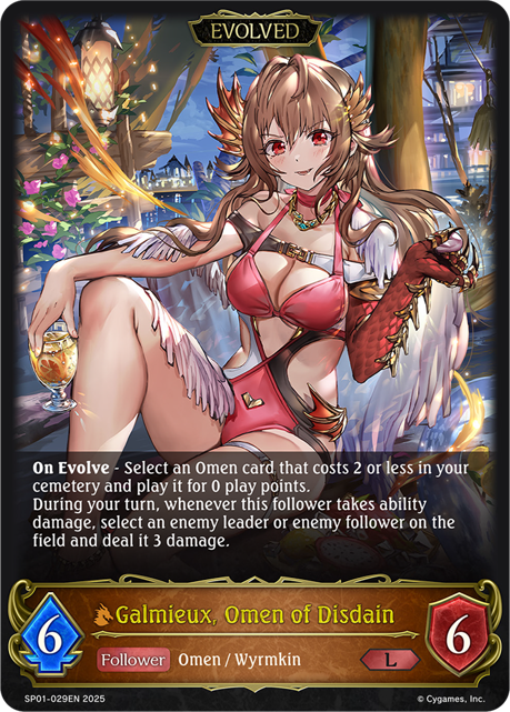 Galmieux, Omen of Disdain
