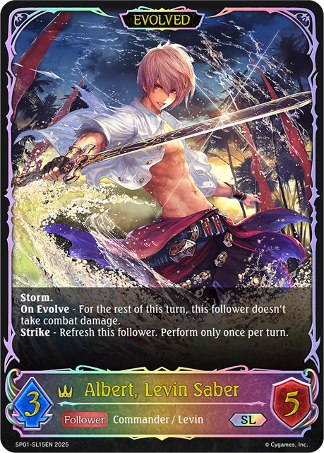 Albert, Levin Saber