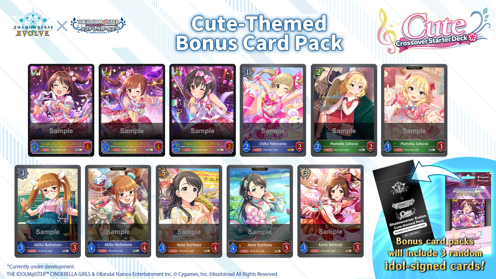 Shadowverse: Evolve - The Idolmaster Cinderella Girls - Crossover Set main image 1