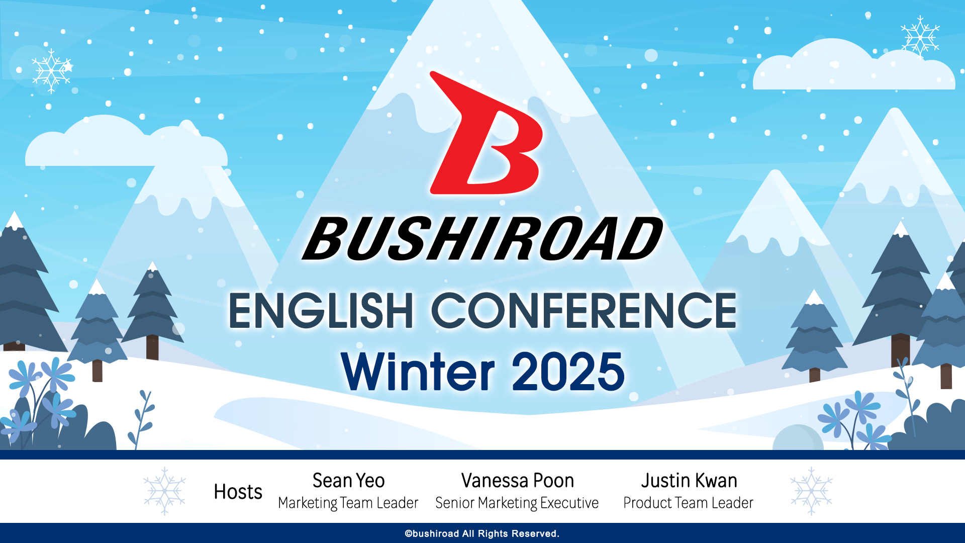 Announcements from Bushiroad English Conference Winter 2025