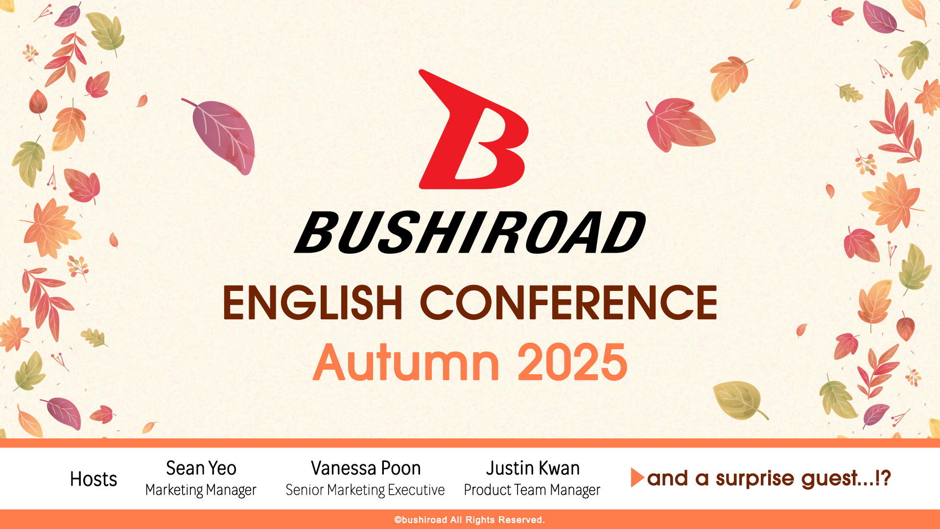 Announcements from Bushiroad English Conference Autumn 2025