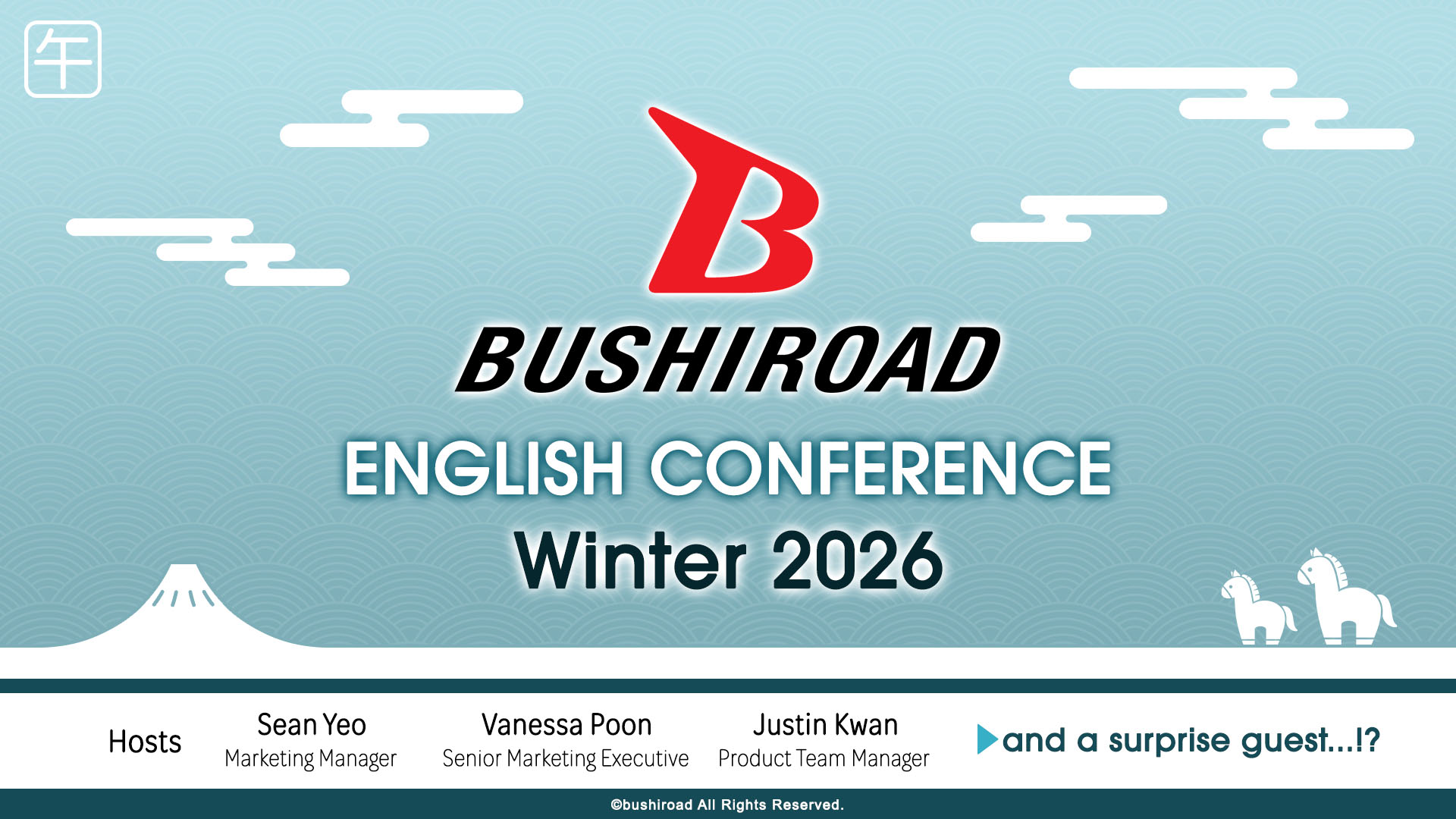 Announcements from Bushiroad English Conference Winter 2026