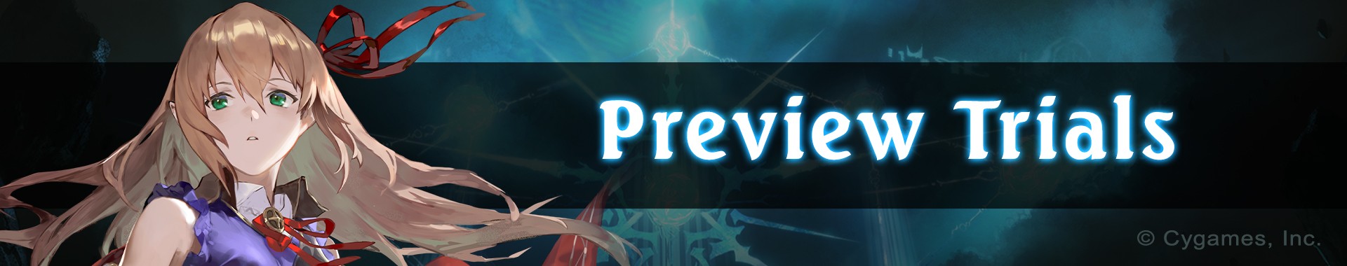 Preview Trials banner