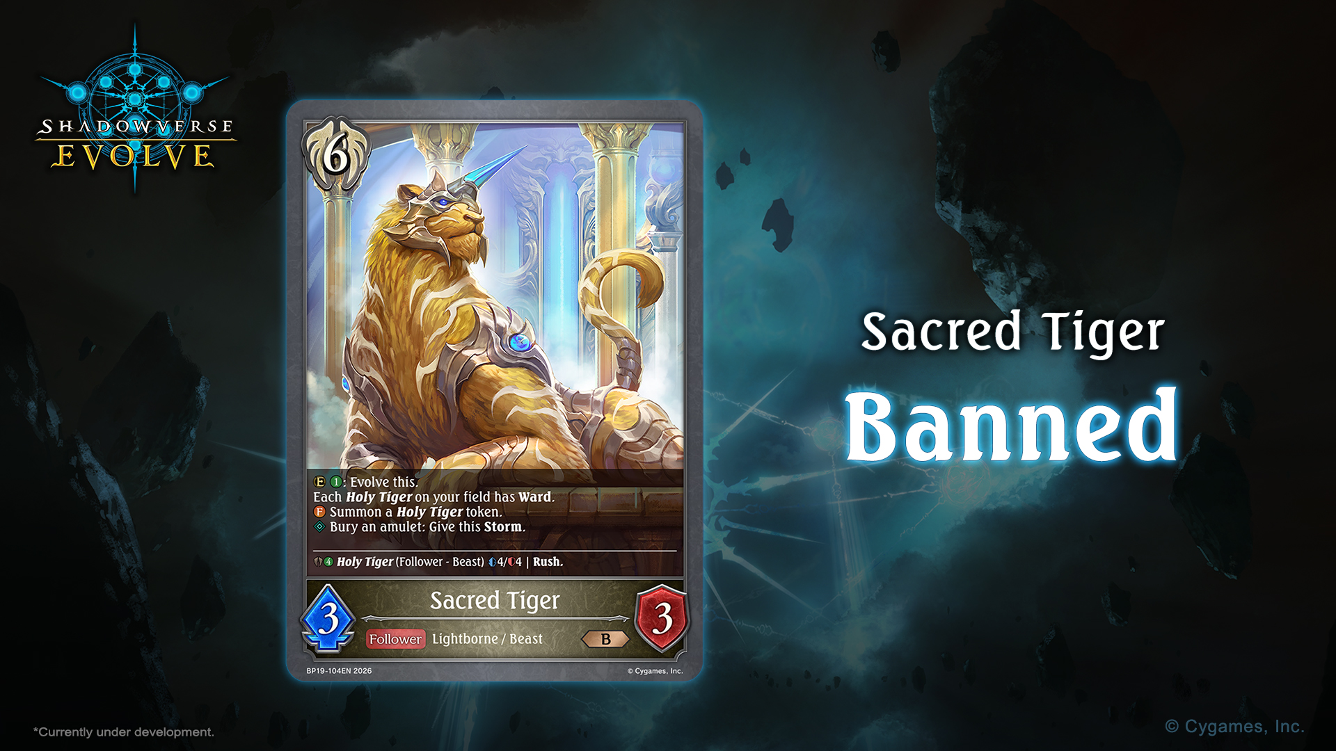 Update to Restrictions | Shadowverse: Evolve